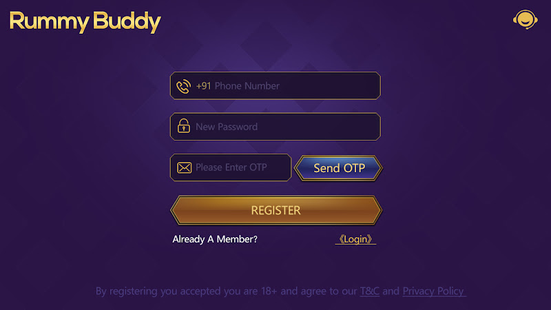 Register In Rummy Buddy Apk