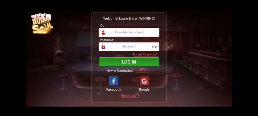 Create An Account On Rummy Soul Apk