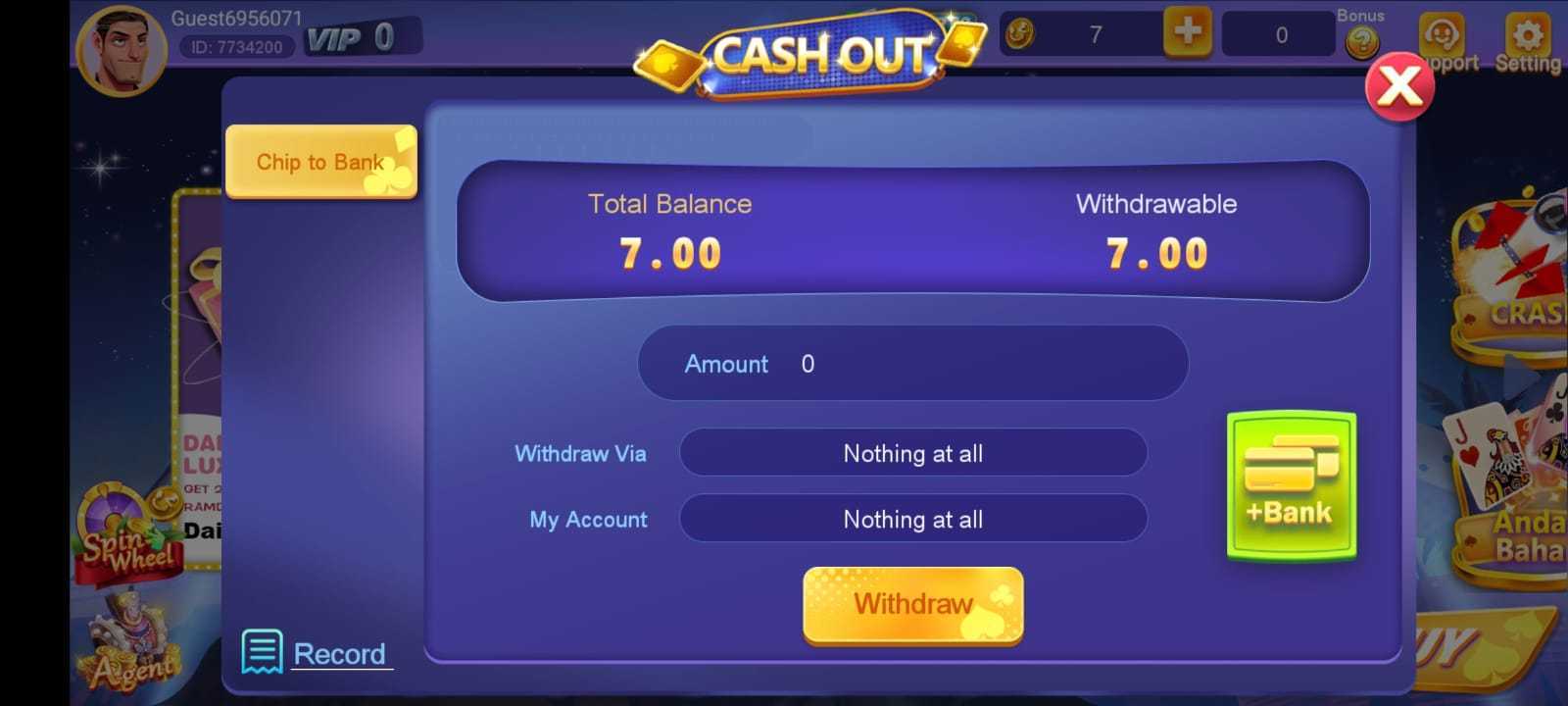 Cash Withdraw In Rio Teen Patti Apk